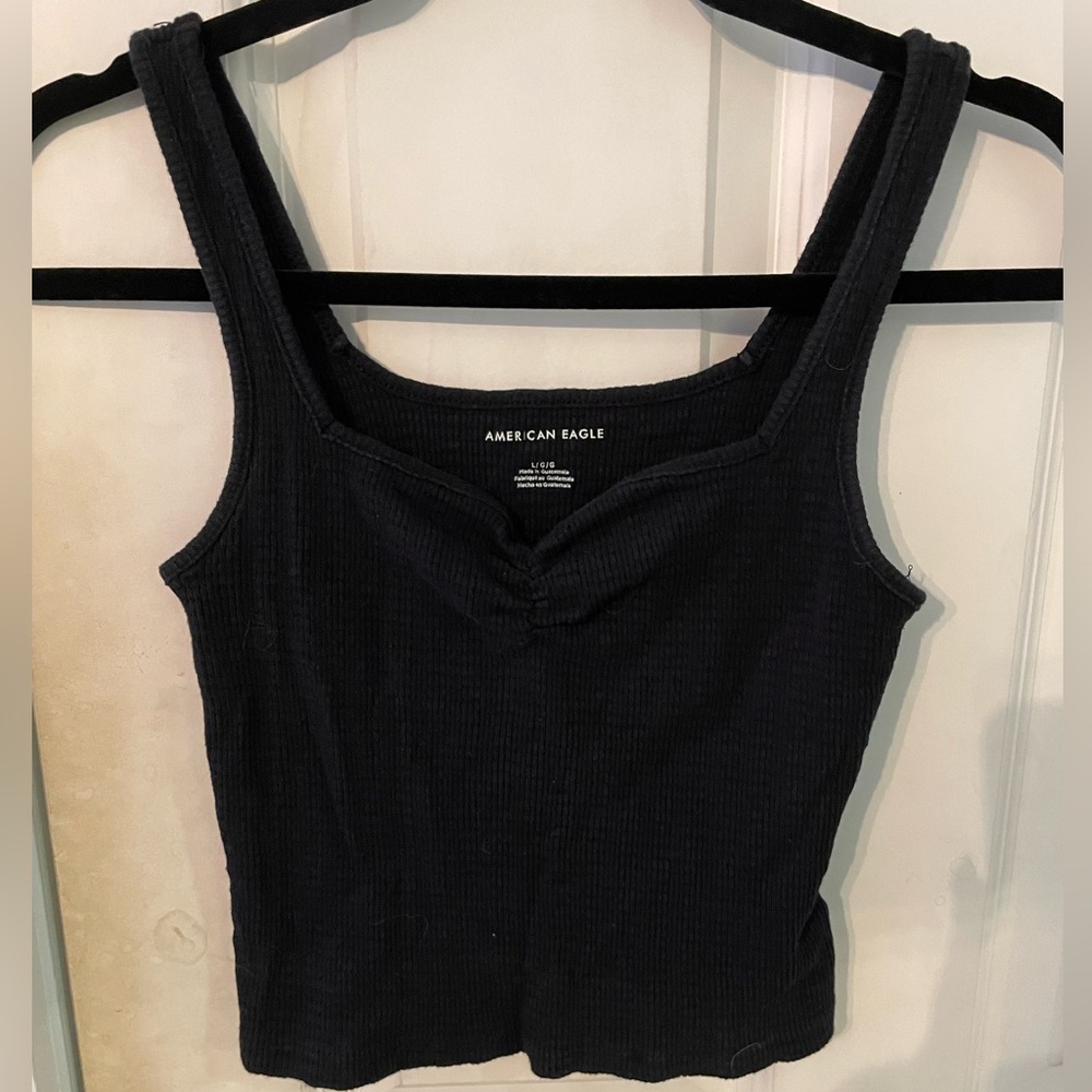 Cropped American Eagle Tank Top